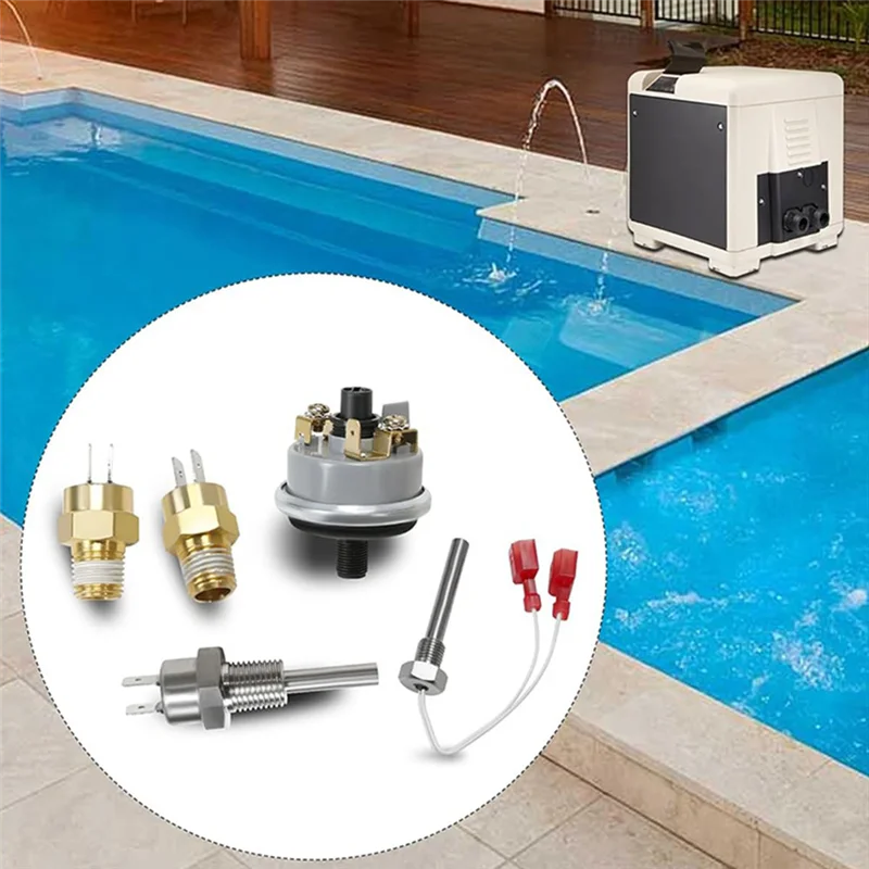 ABJT-Pool Heater Repair Kit Replacements For Pentair Max E Therm & Master Temp Includes 42002-0024S Stack Flue Sensor
