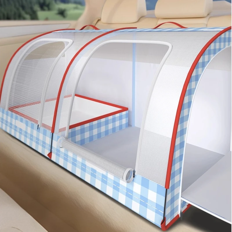 

Car Dog Bed for Back Seat Portable Pet Carrier Kennel Safety Breathable Cat Nest for Small Medium Dogs and Cats Travel Cage