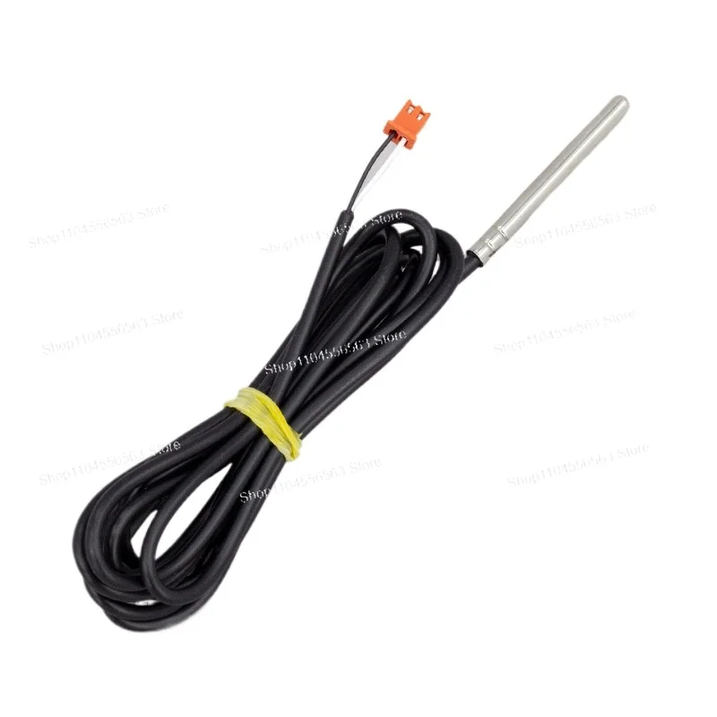 Ice Maker Evaporator Temperature Sensor with Metal Probe for Thickness Detection and Release Control, Includes Thermostat Wire