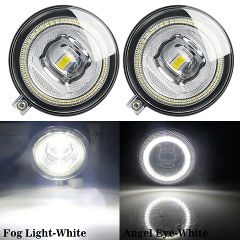 2 х автомобильные светодиодные противотуманные фары Angel Eye DRL дневные ходовые огни 9005 для Dodge Caliber SXT SE R/T 2007 2008 2009 (не подходят для модели SRT-4)