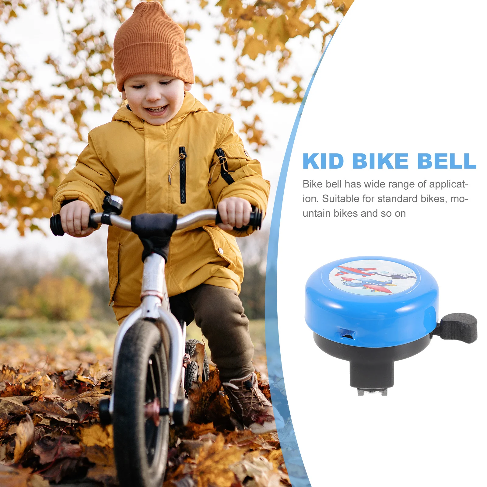 Cartoon Bike Bell Clear Loud Sound Ring Cute Bicycle Accessory for Kids Adorable Decorative Cycling Bell Bike Horn