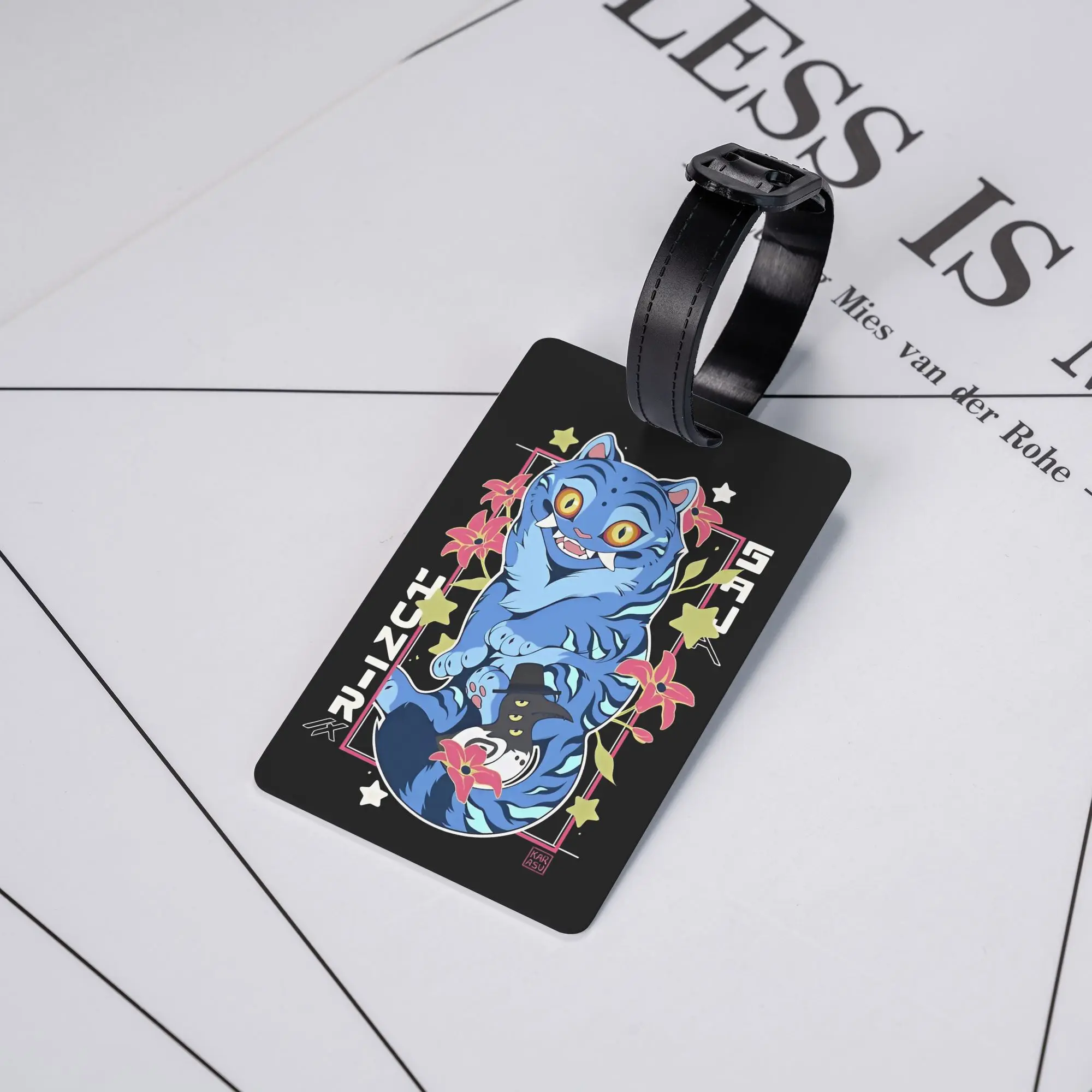 

KPop Demon Hunters Huntrix Luggage Tags Travel Accessories Baggage Boarding Tags Luggage Bag Case Tags ID Address Travel Label