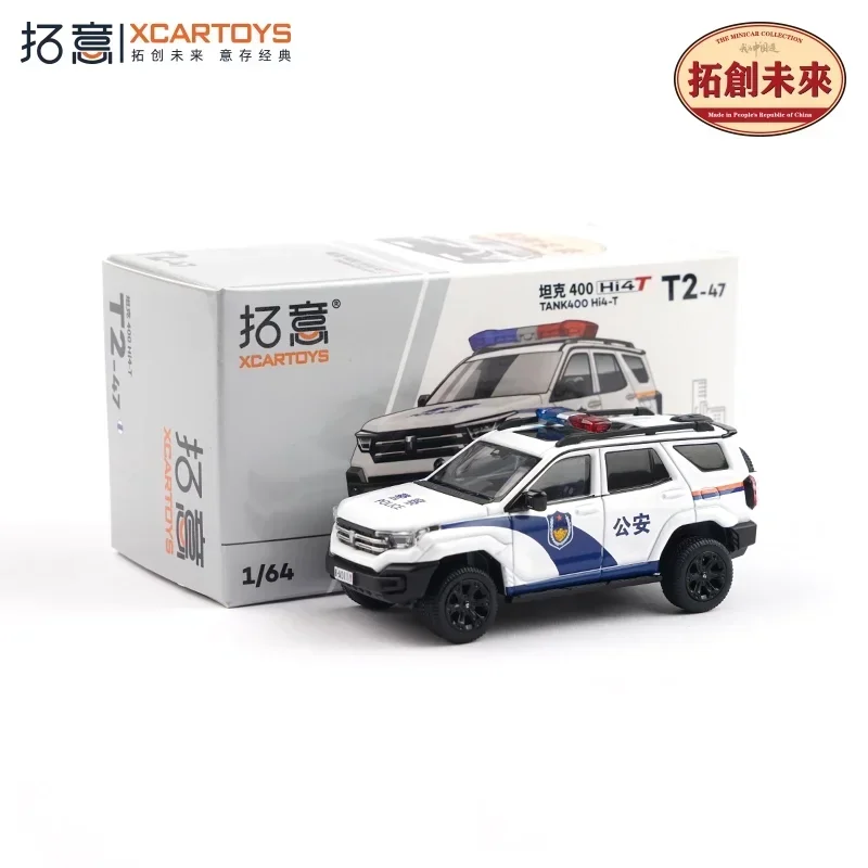 

Xcartoys 1:64 Танк 400, полицейская литая модель автомобиля, коллекция миниатюрных моделей