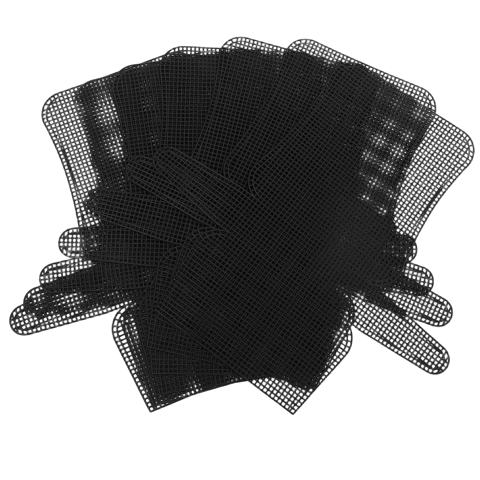 

7pcs Plastic Mesh Sheets 13.9" X 13.2" Lightweight Craft Supply For Bag Making Cross Stitch Diy Projects Embroidery Grid Panel