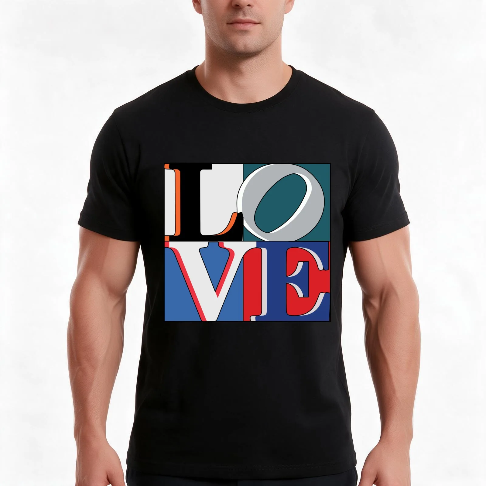 Philly Love Sports T-Shirt, Summer Casual Cotton Tee, Oversized Streetwear Tops, Vintage Graphic Print, Loose Fit Short Sleeve