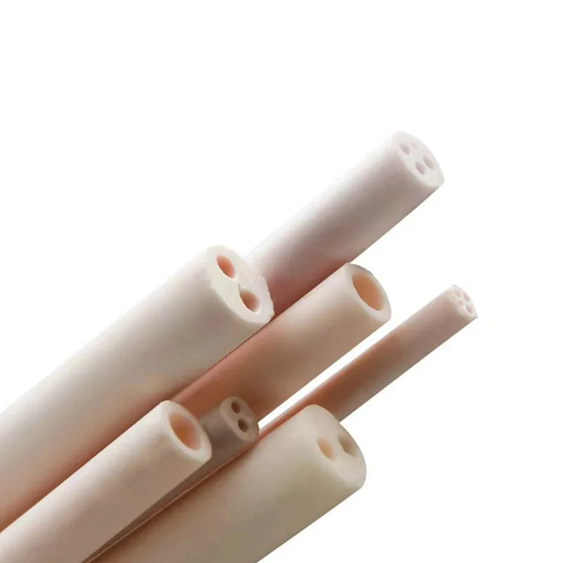 Parti isolanti in porcellana con tubo filettato in ceramica Mullit resistente alle alte Temperature