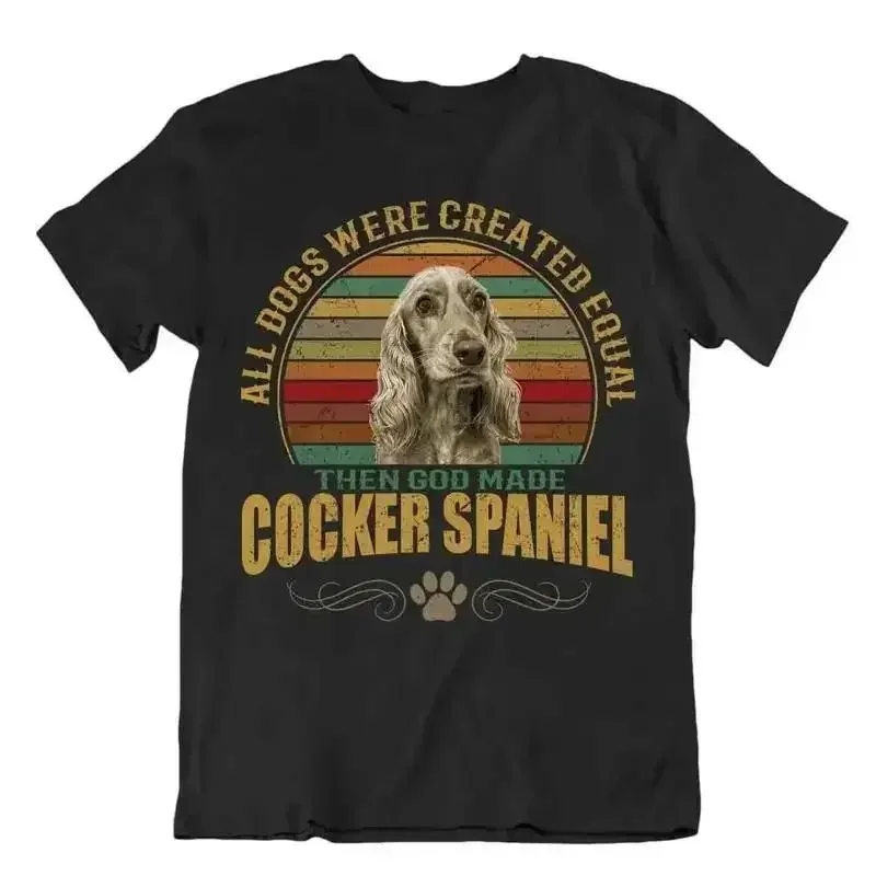 Cocker Spaniel Dog T Shirt Cool Gift For Dogs Pet Lovers Cute Best Friend Shirt