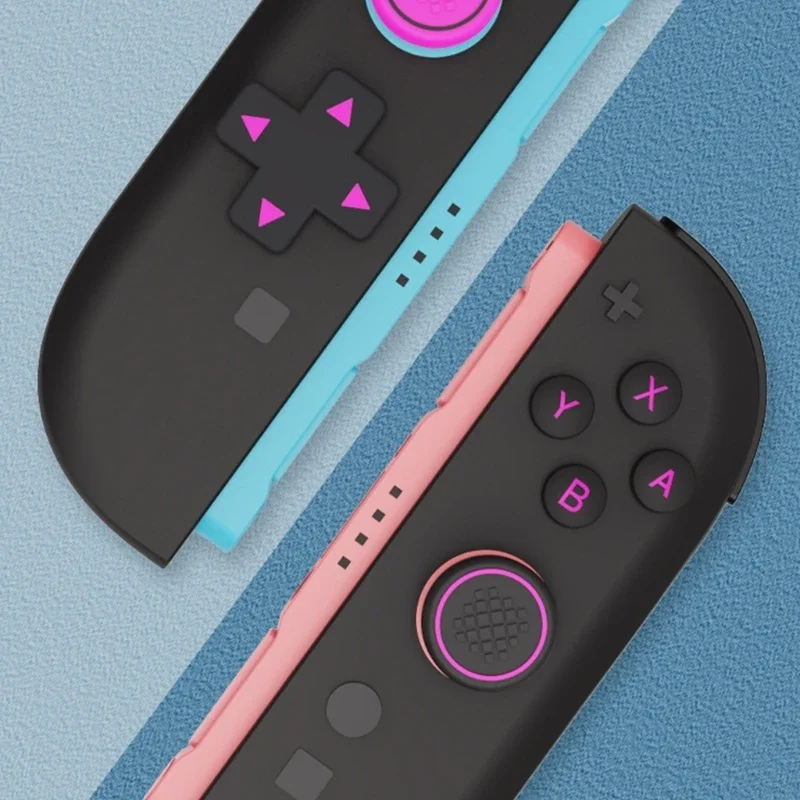 엄지 스틱 그립 캡 커버 보호 스티커 실리콘 D 패드 버튼 NS2 컨트롤러 용 키 스티커 스킨