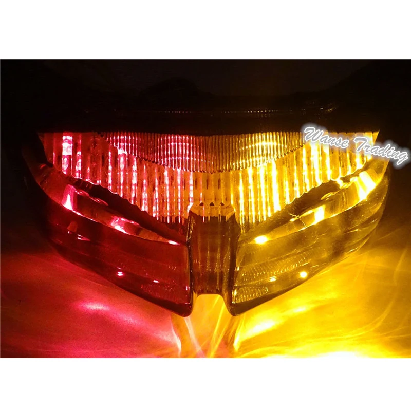 waase For Yamaha Fazer FZ8 RN25 2010 2011 2012 2013 2014 2015 2016 Tail Light Brake Turn Signals Integrated LED Light