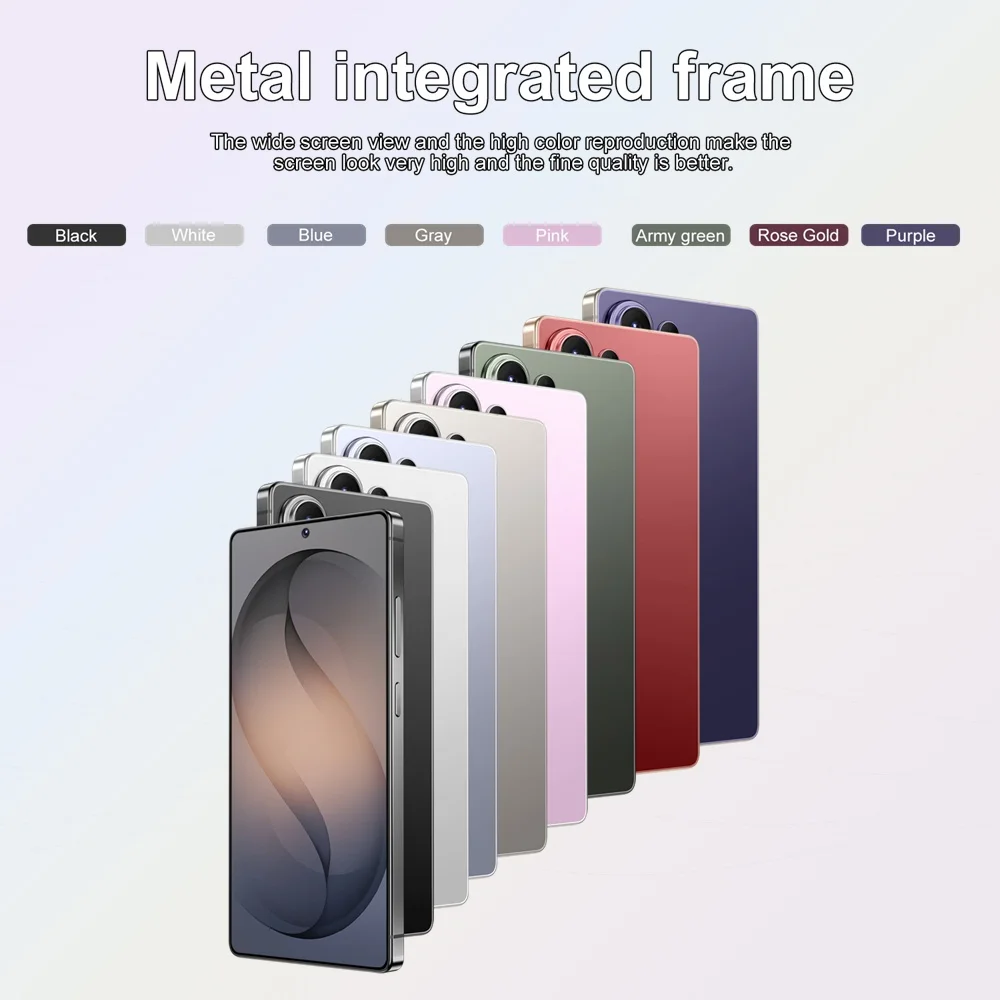 K-Touch Mobile Phones For S26 Ultra 7.3 Inch Android 15 Smartphone Global Version 5G Dual Card Dual Standby Cell phone 16+48MP Camera 7800mAh Battery Face Unlocked Cellphones For Men Women