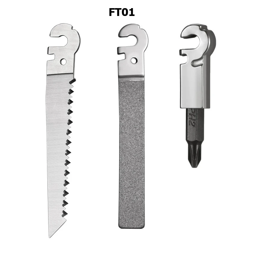 

Genuine R's S503G S804G Flex Companion Tool Modular Design and Customizable EDC Pocket Tool (1/4" Bit Driver, Screwdriver, Knife