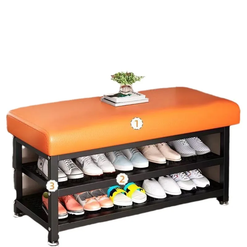

Household entrance entrance shoe stool