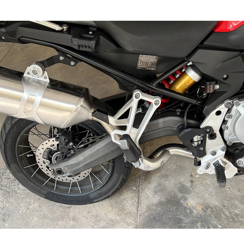 Wsuwane do BMW F750GS F850GS F750 GS 2018 2019 2020 motocykl zmodyfikowany tłumik ewakuacyjny rura z łączem pośrednim ze stali nierdzewnej