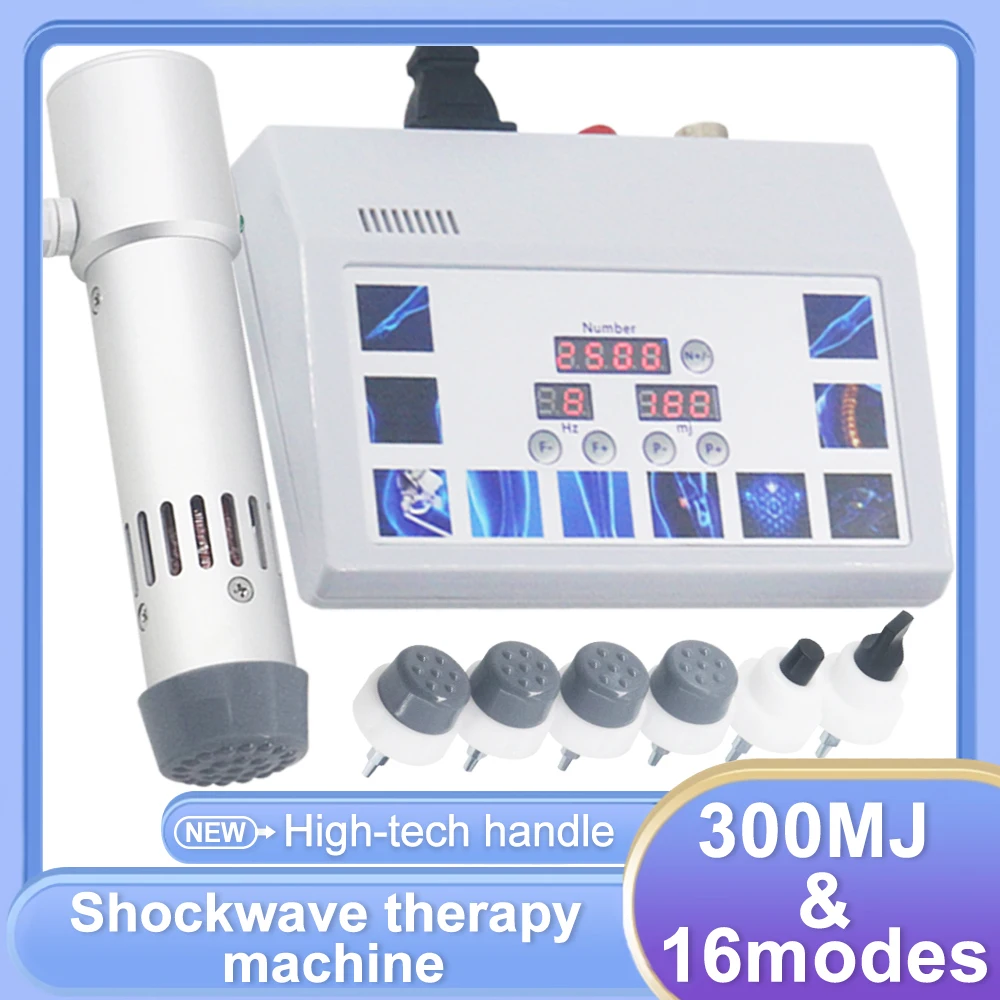 Professional Shock Wave For ED Treatment Pain Relief Body Muscle Relaxation Massager 300MJ Shockwave Therapy Machine 2024 Newest