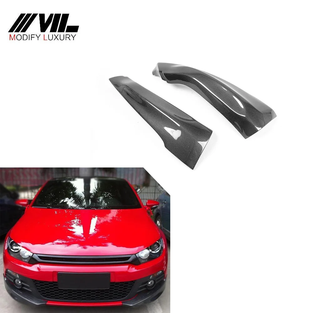 

Suitable for Carbon fiber automatic front distributor Suitable for the front bumper of VW SCIROCCO 09-11