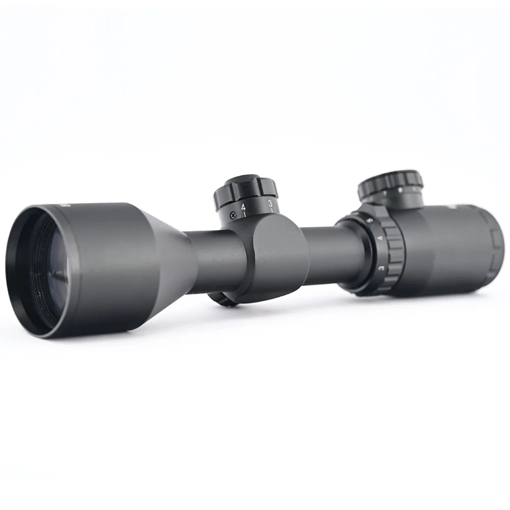 Shooin 3-9x42 IR Optics Scope With Quick Micro Ballistic Adjustment Turret 25.4mm Tube 1/4 MOA For Hunting Riflescope