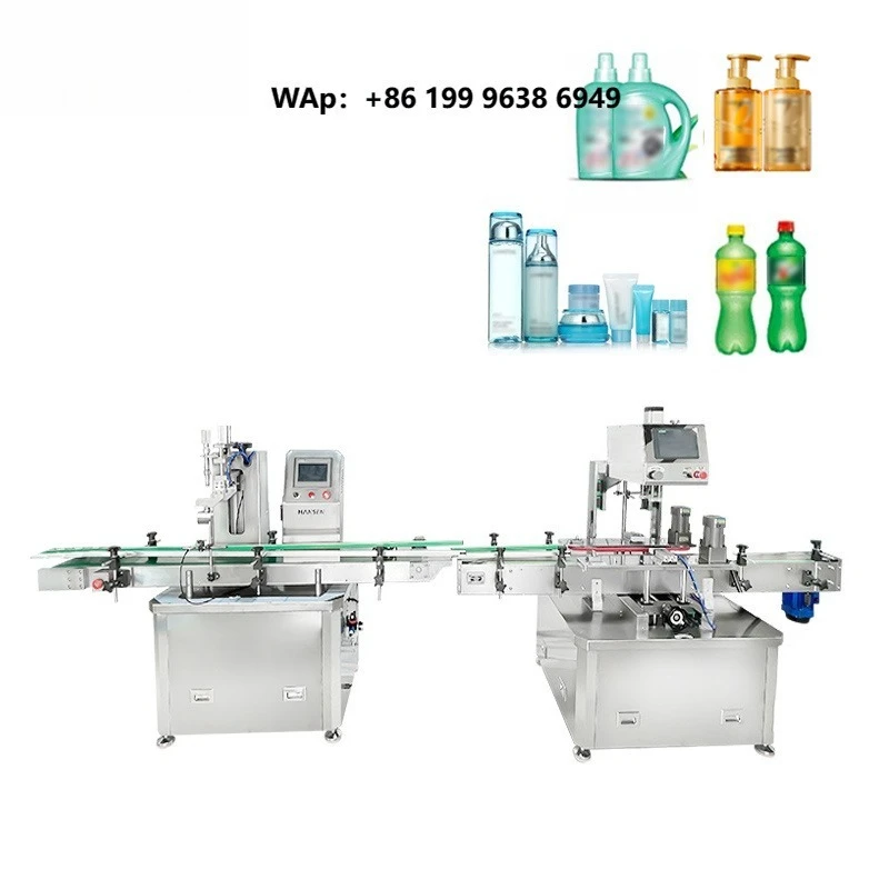 Automatic Production Line Liquid Filling and Capping Machine of Face Cream Essential Oil Cosmetic