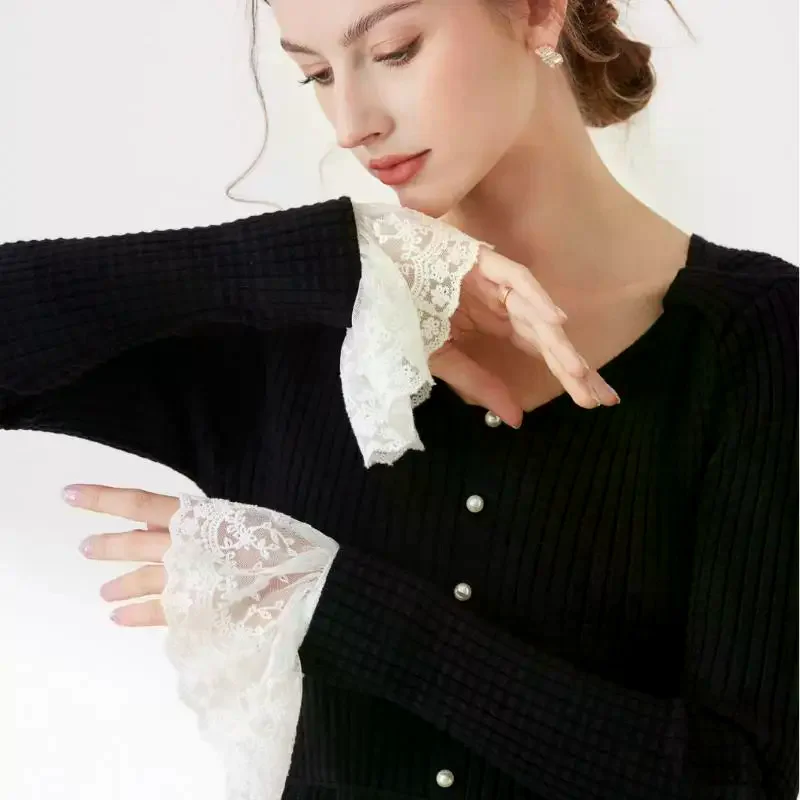 Cuffs White Detachable Fake Sleeves Wedding Bridal Gowns Sweater Cuff Halloween Costume Cosplay Accessories Lace