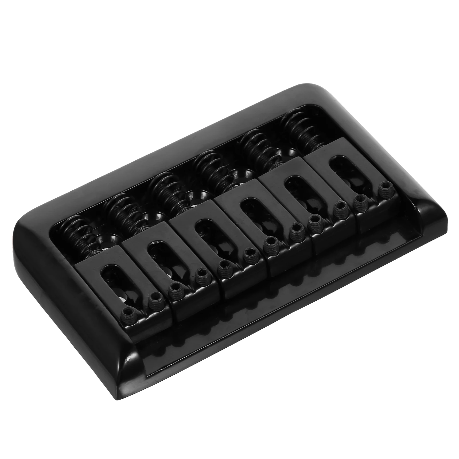 

Ponticello Accessories Guitar Parts Hardtail Bridge Electric Instrument Accessory Black