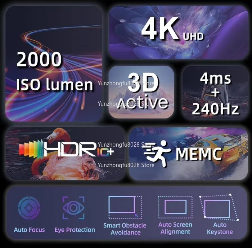 Plus2 4k Triple Laser Projector 4k Video Projector