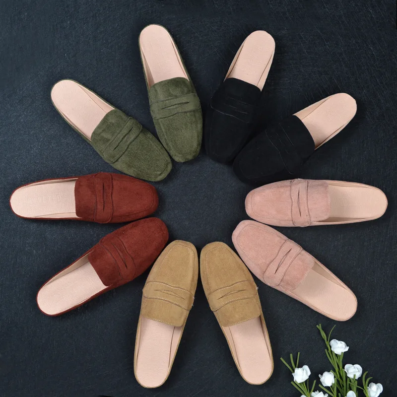 

New Women Clogs for Women Fashion Suede Mules Slipper Classic Cork Antislip for Outdoor Slippers