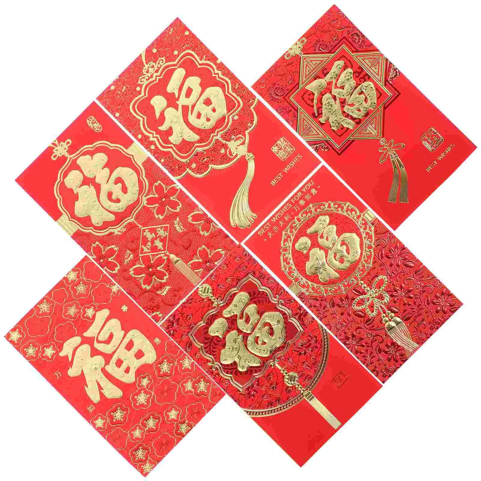 

New Year Red Envelope Party Accessory Cute Envelopes Chinese Wedding Money Pocket Lunar Packets