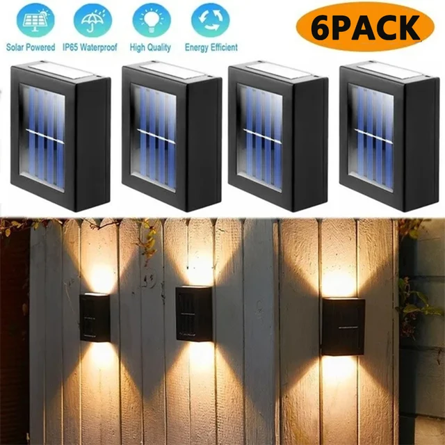 Solar Up and Down Spot Lights Outdoor, Street Wall Light Lamp Solar Powered Sunlight Waterproof Solar Lamp Garden Decorative Solar Up and Down Spot Lights Outdoor, Street Wall Light Lamp Solar Powered Sunlight Waterproof Solar Lamp Garden Decorative
