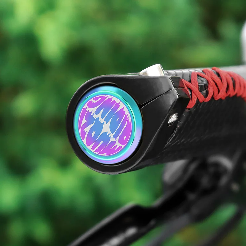 MUQZI 2 قطعة غطاء نهاية مقود الدراجة الجبلية الطريق دراجة سبائك الألومنيوم مقود القبضات سدادة طرفية يغطي أجزاء الدراجات #2