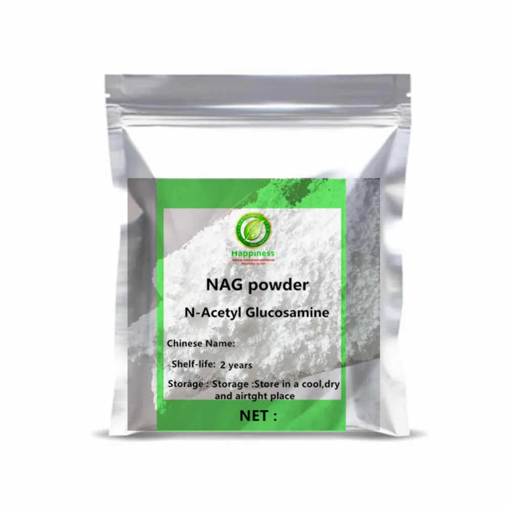

100% Pure N-Acetyl Glucosamine NAG Powder, Natural Cosmetic Raw Material for Skin Whitening & Moisturizing, Effective Anti Aging