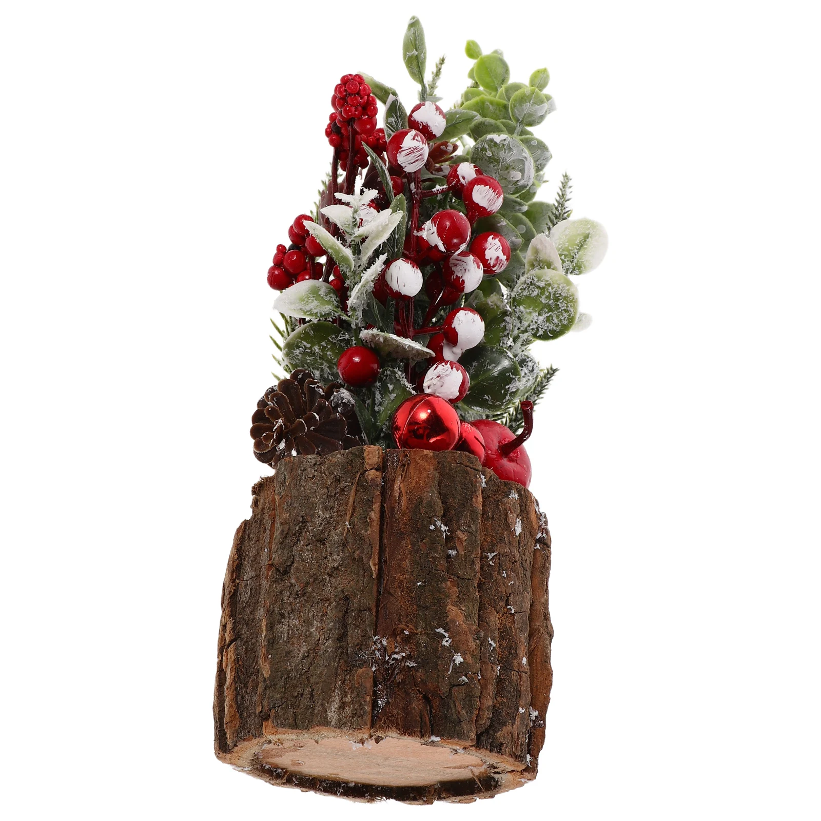 

Simulated Christmas Tree Decor Holiday Decorations Desktop Artificial Miniature Pine Trees Centerpiece Plant
