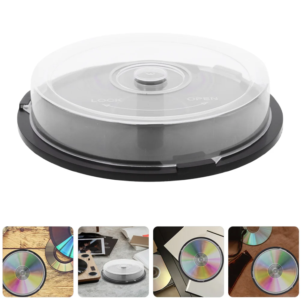 

4 PCS Cake Box CD Storage Bin Adjustable Flower Pot Stand Holder Sample Bottles Pp Small Case