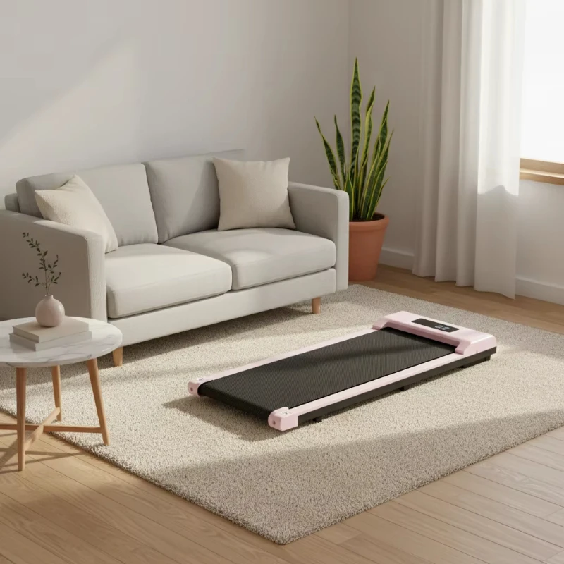 

Smart Electric Under Desk Treadmill With Led Screen Sleek Foldable Design For Home Daily Fitness