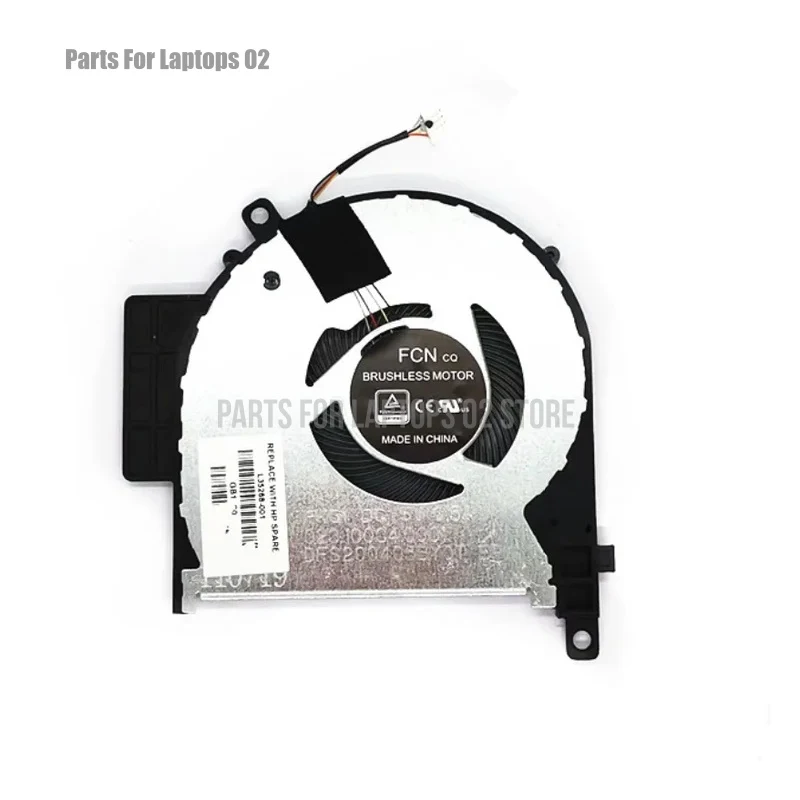 D New CPU Cooling Cooler Fan for HP ENVY X360 15-CN 15-CP TPN-W134 TPN-W135 L23569-001 L20107-001