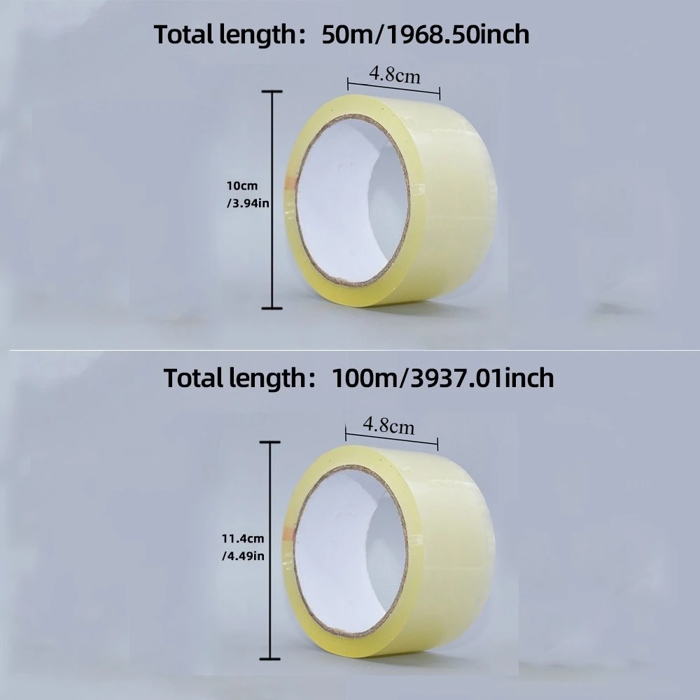 شريط عزل التغليف الصامت ذو التصاق عالي شفاف مثالي لورق المكتب وتخزين الختم السريع #6