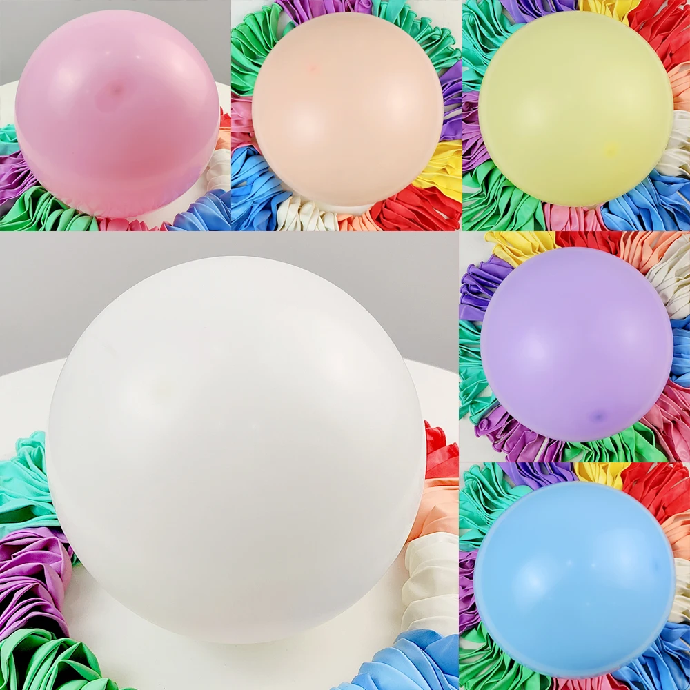 

New Macaron Pink Blue Purple Latex Balloons Birthday Party Decorations Adult Wedding Decor Helium Globos Baby Shower Balloon Toy