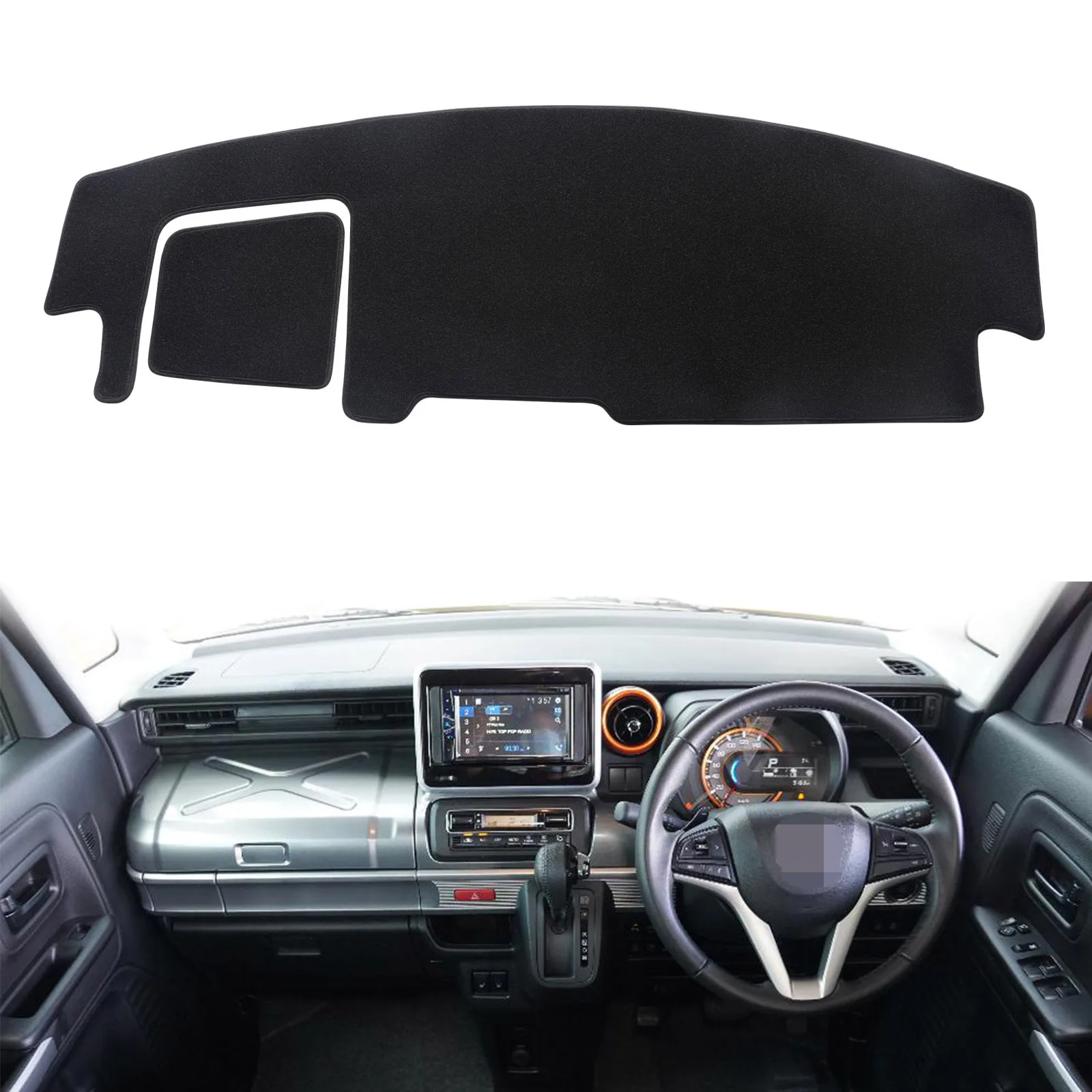 for Suzuki GEAR SPACIA Dashboard Cover Pad MK33V MK53S 2017 - 2023 Dash Mat Dashmat Car Accessories Sunshade Carpet