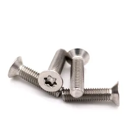 5/10/50pcs High Quality M3 M4 M5 M6 M8 GB2673 316 A4 Marine Grade Stainless Steel Six-Lobe Torx Flat Countersunk Head Bolt Screw