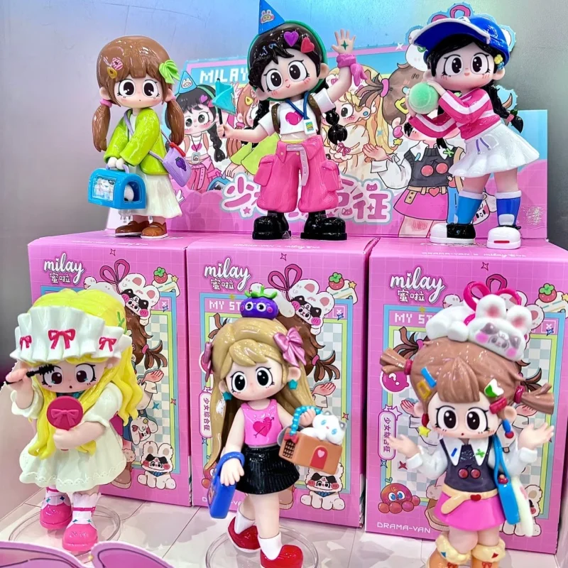 

Genuine Milay Girl Syndrome Series Blind Box Fashion Play Cute Doll Bestie Desktop Collection Adornment Model Customized Gifts
