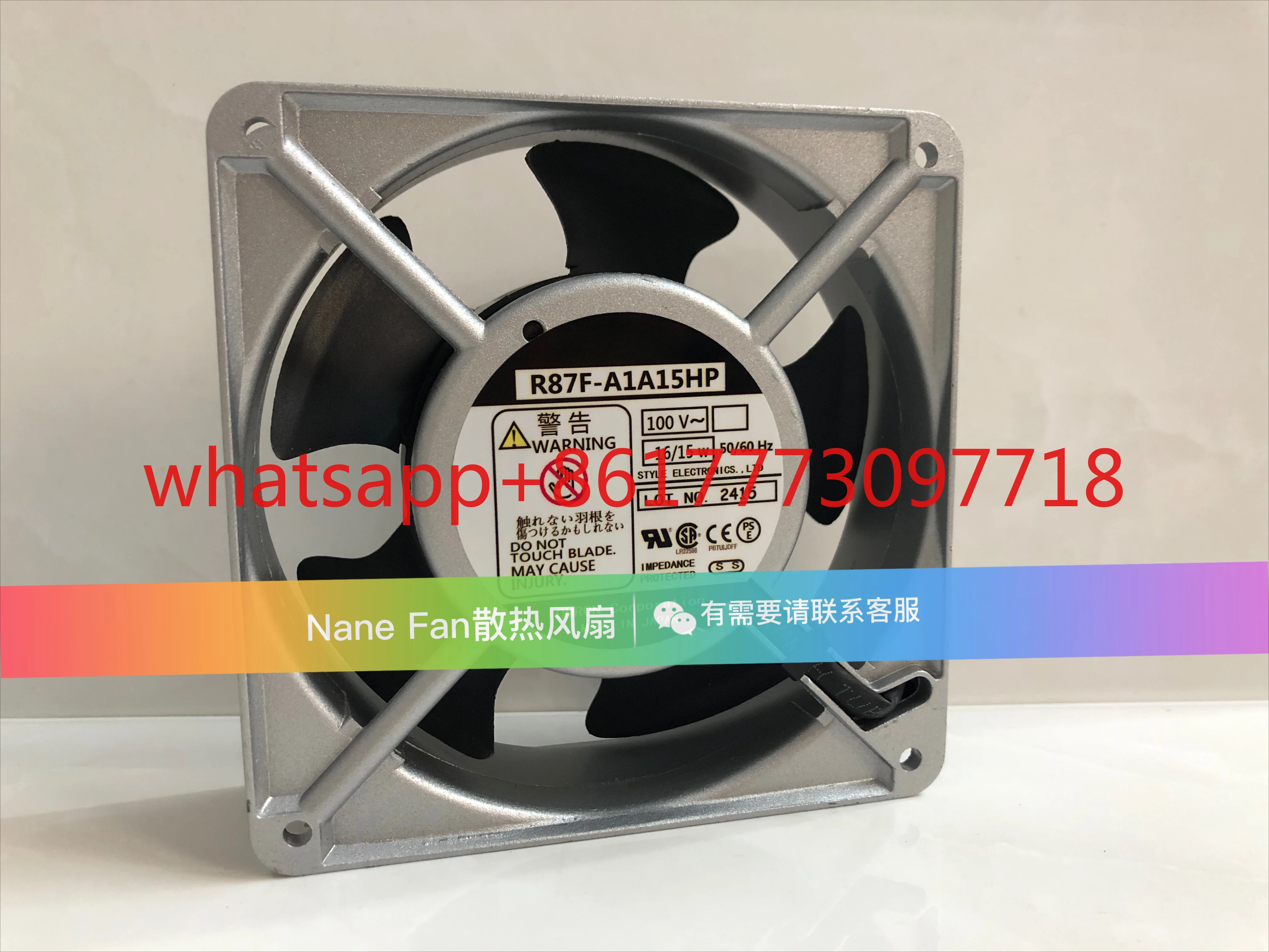 R87F-A4A15HP R87FA-A1A15HP12038 Вентилятор 100 В/200 В