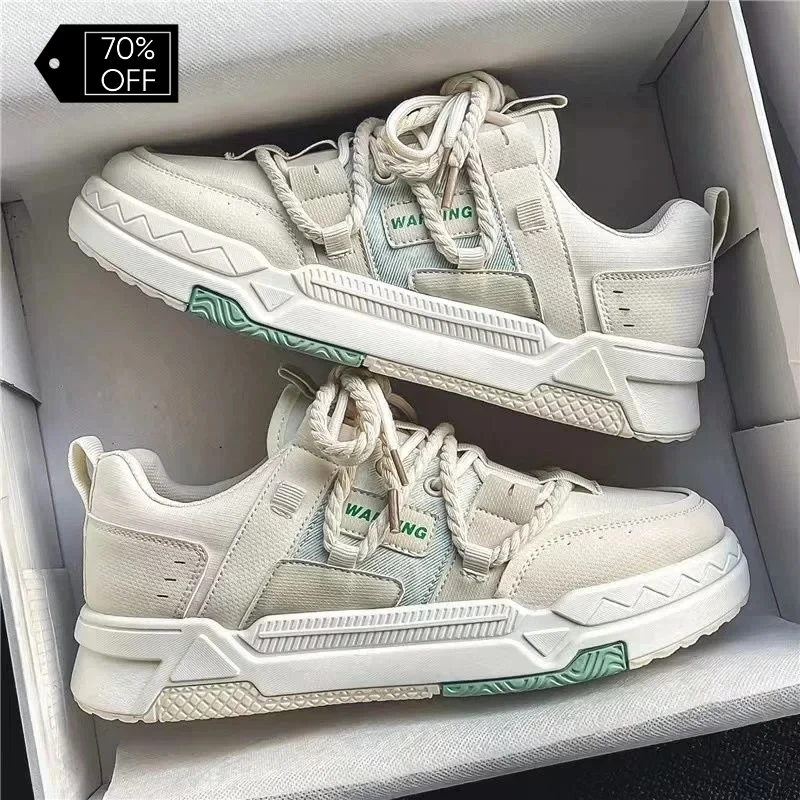 

Мужские кеды для скейтбординга из канваса, удобные, на толстой подошве, на платформе, повседневные, вулканизированные, для студентов, 2024