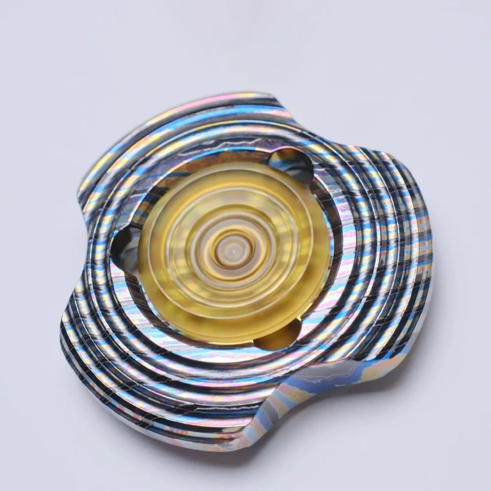 TRO STUDIO Pietra tenace Zirconio Zircuti Fidget Spinner Fidget Giocattoli per adulti Scrivania da ufficio Gadget per alleviare l'ansia