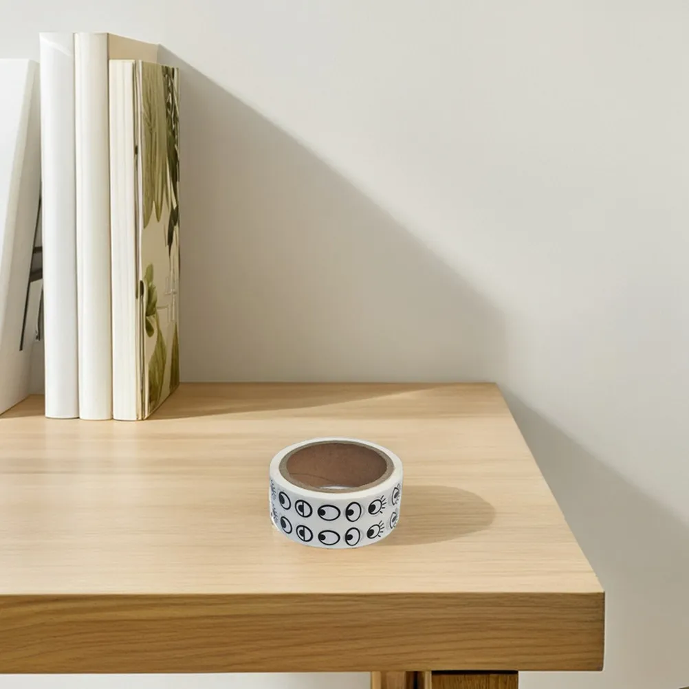 

Black and White Eye Stickers Labels Roll for DIY Handmade Crafts Stage Self-Adhesive Non-Irritating Longlasting