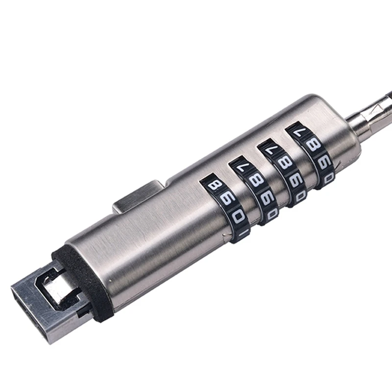 5X USB Password Lock Computer Lock Password Protection Anti-Theft Lock Universal Laptop Computer Password Lock