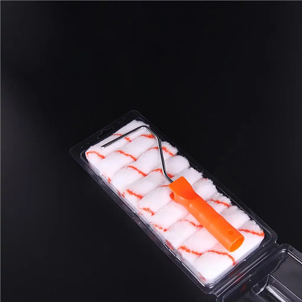 4 Inch Mini Paint Rolling Kit Wear-resistant Rollers Painting Brush