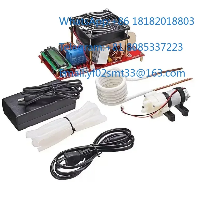 Flyback Driver 2000W ZVS High Frequency Induction Heating Module With Coil Water Pump Power Adapter Good Heat Dissipation