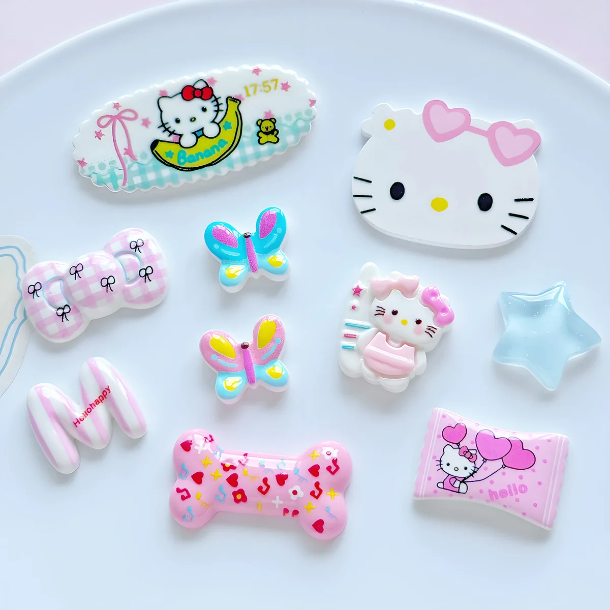 10Pcs Cute Cartoon Anime DIY Shoe Charms For Clogs Hole Bubble Slides Sandals Removable Shoe Decoration Accessorie Girls Gifts