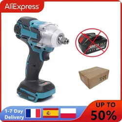 2 IN 1 Brushless Cordless Electric Impact Wrench 1/2 inch   Screwdriver Socket Power Tools  Compatible for Makita 18V Battery