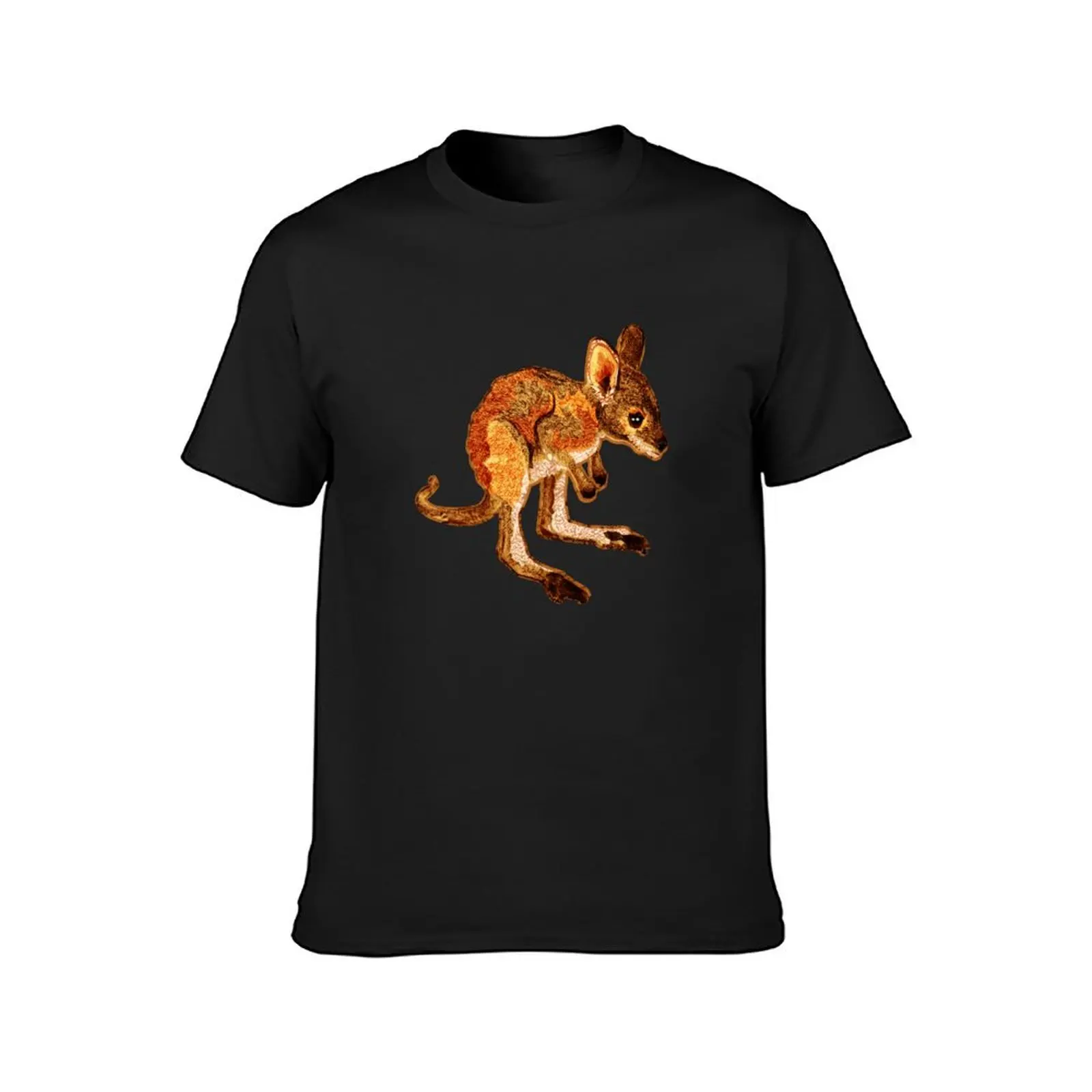 Kangaroo Joey T-Shirt tops shirts graphic tees plus sizes fruit of the loom mens t shirts