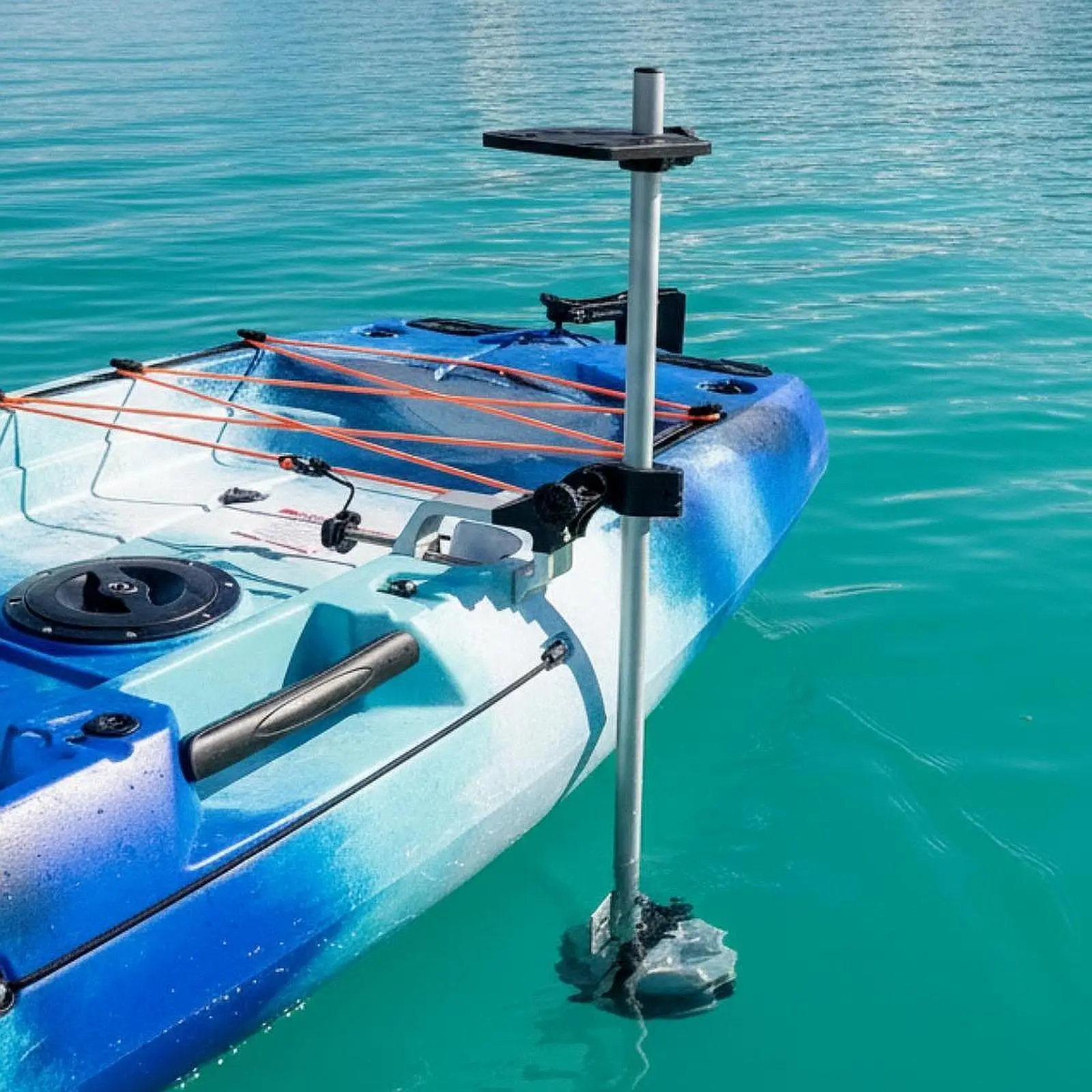 Fish Find Mount Portable Adjustable Aluminum Bracket for Boat Kayak Fishing Marine Electronics Accessories