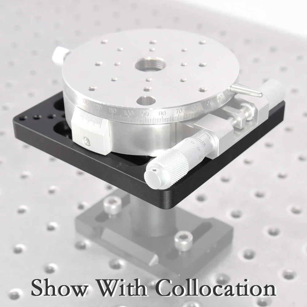 UBP100 Adapter Board Displacement Slide Universal Compatible With Optical Breadboard With M3M4M6 Threaded Hole M6 Countersunk